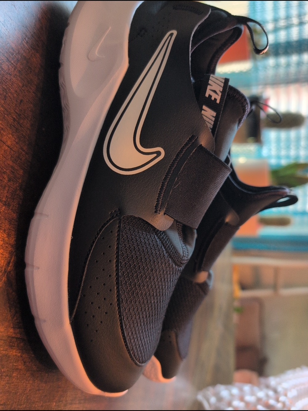 Nike Kids' Black and White Athletic Sneakers